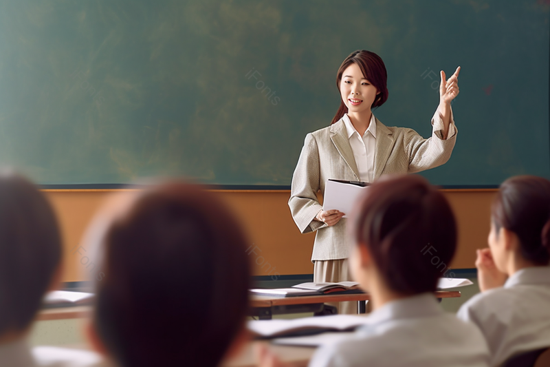 学校教室中老师向学生提出问题,高清,摄影图,摄影图片,图片大全,摄影图免费下载